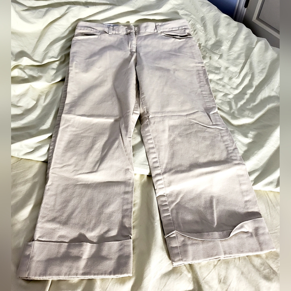 VINTAGE Tommy Hilfiger Stretch Khaki Sailor Cuffed Capris